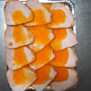 Bandeja de lomo en manteca